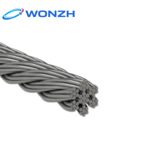 7×7 Stainless Steel Wire Rope Medium Flexibility Steel Cable