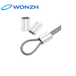 Wire Rope Ferrule Sleeve Aluminum and Stainless Steel Options